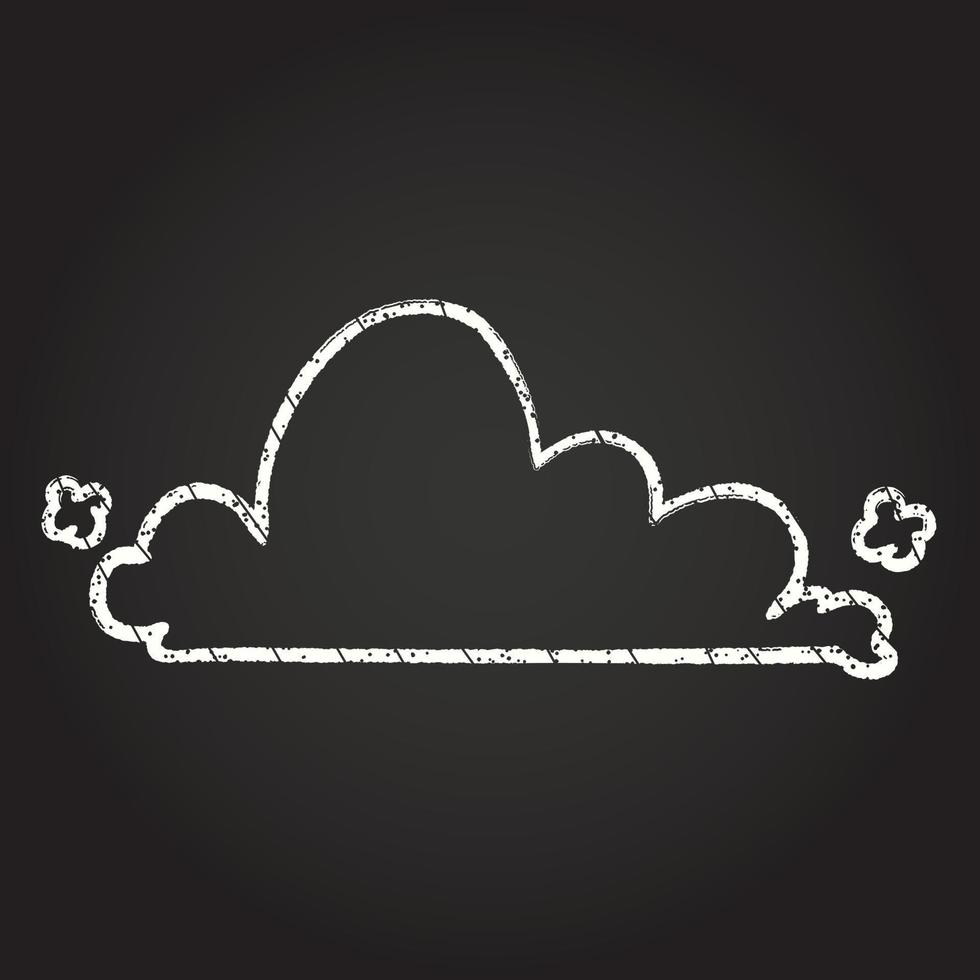 Cloud Chalk Drawing 13110692 Vector Art at Vecteezy