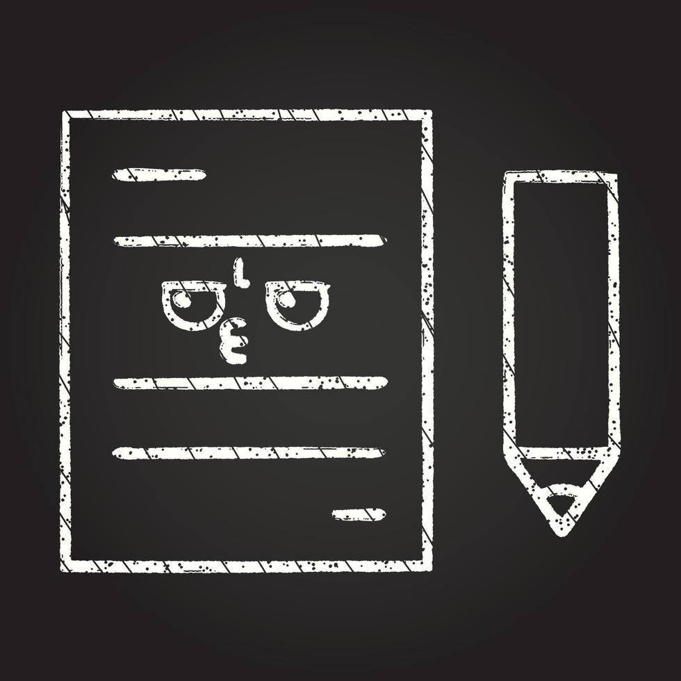 Paper Chalk Drawing 13111199 Vector Art at Vecteezy