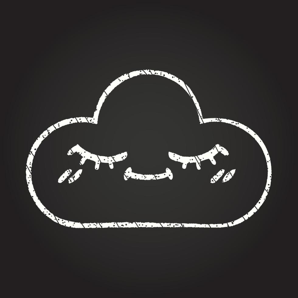 Cloud Chalk Drawing 13111469 Vector Art at Vecteezy