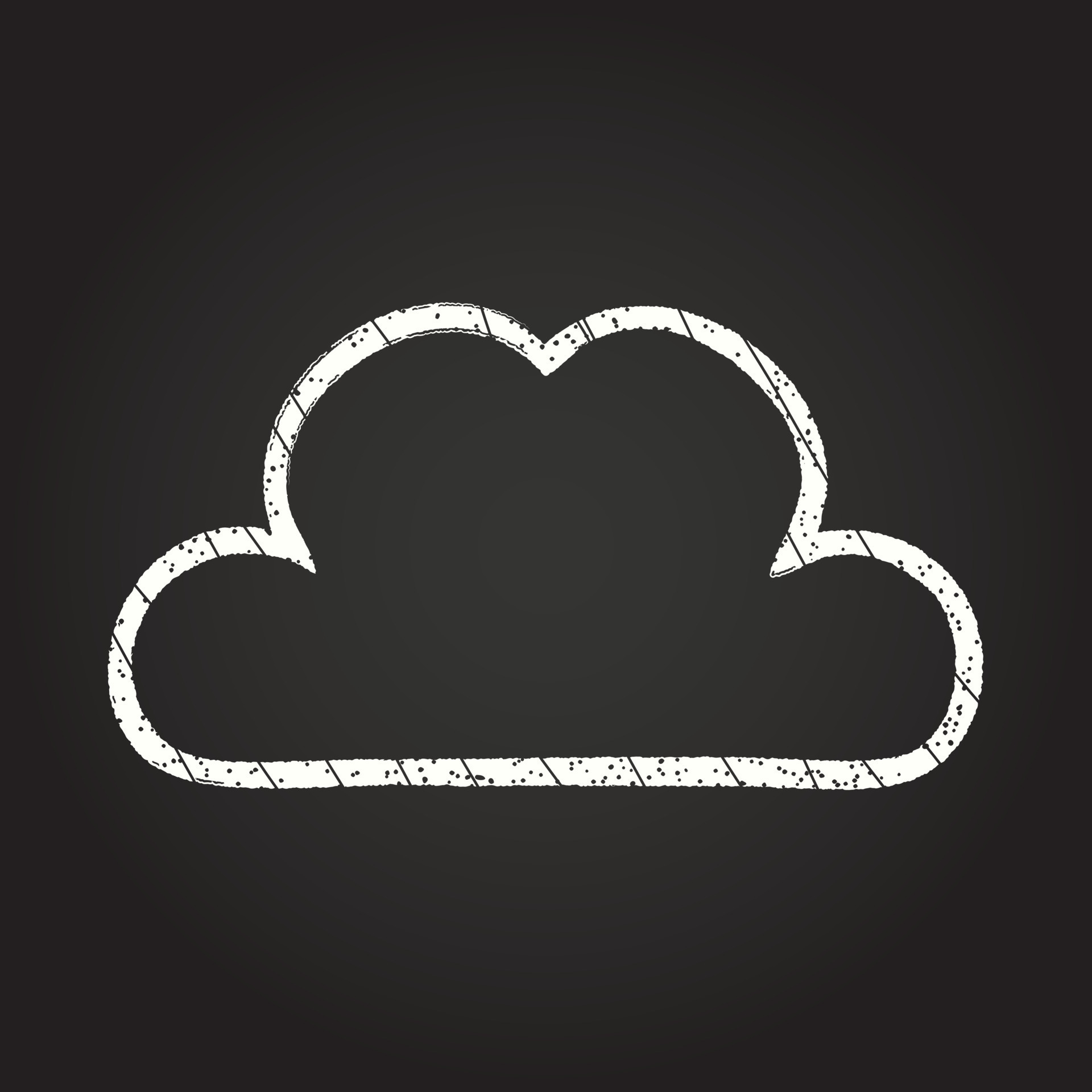 Cloud Chalk Drawing 13111723 Vector Art at Vecteezy