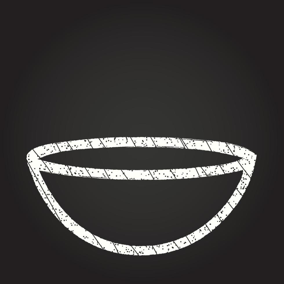 Hot Soup Chalk Drawing vector