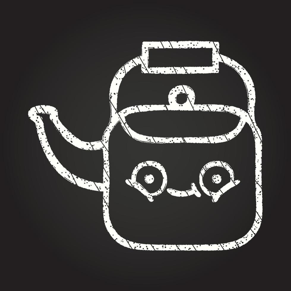 Teapot Chalk Drawing 13112157 Vector Art at Vecteezy