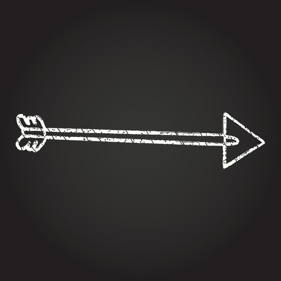 Arrow Chalk Drawing vector