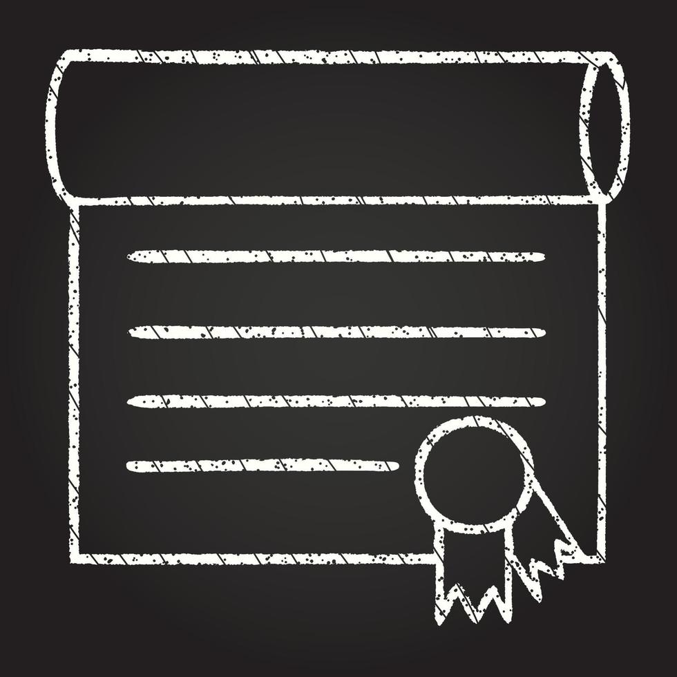 Important Document Chalk Drawing 13112621 Vector Art at Vecteezy