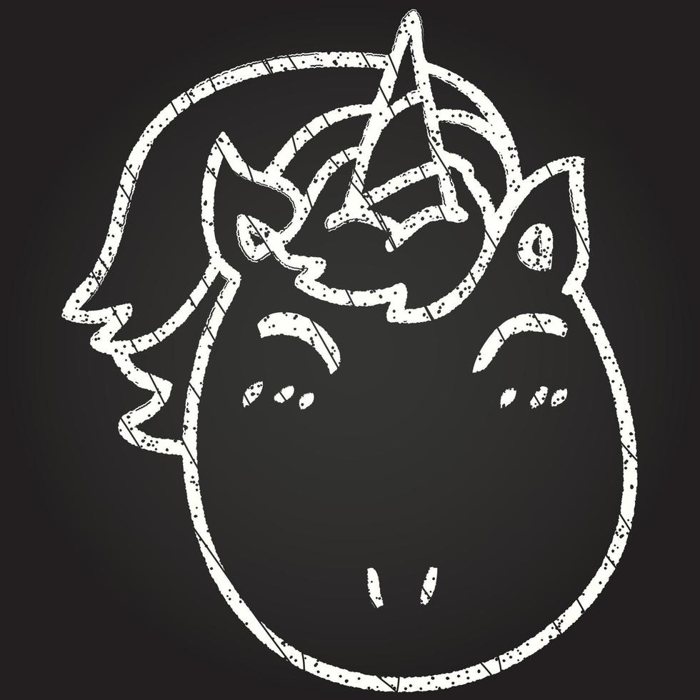 Unicorn Chalk Drawing 13112773 Vector Art at Vecteezy