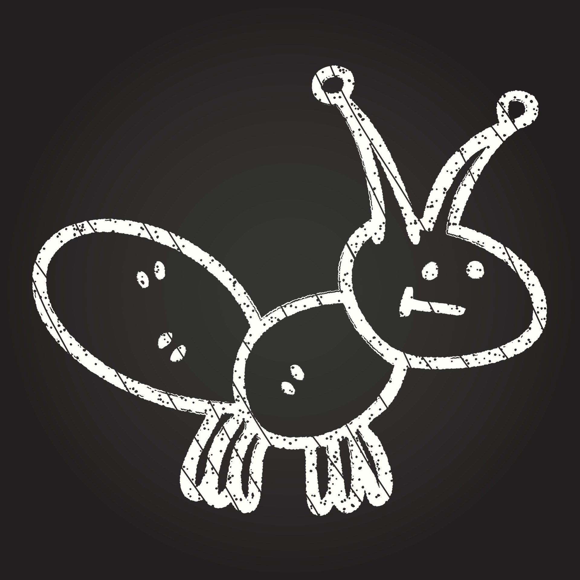 Ant Chalk Drawing 13112779 Vector Art at Vecteezy
