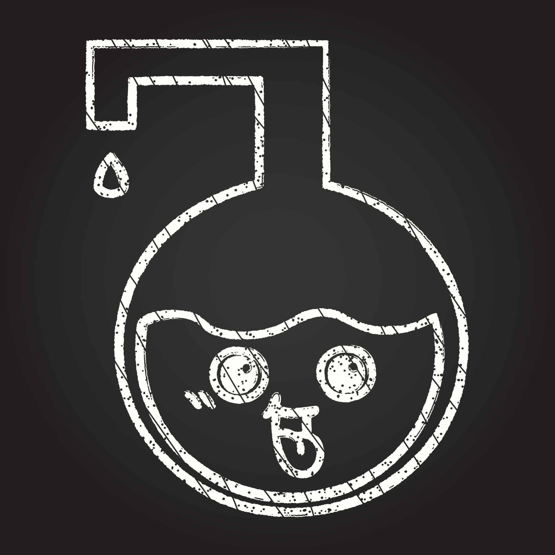 Chemical Reaction Chalk Drawing 13112845 Vector Art at Vecteezy