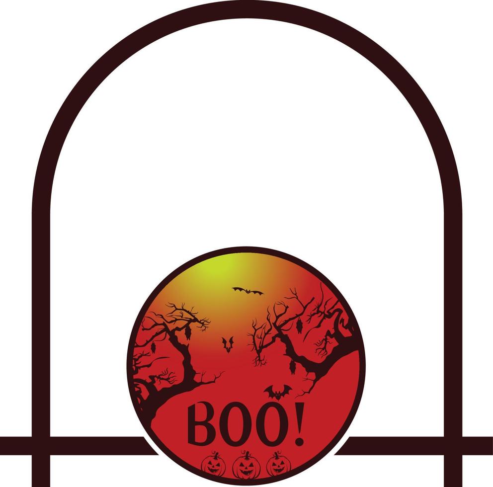 Halloween Frame 16 vector
