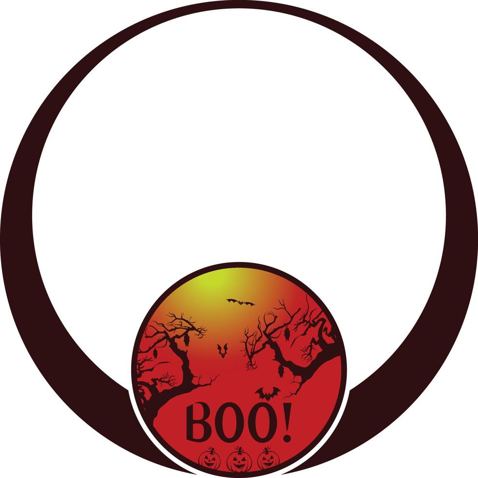 Halloween Frame 13 vector