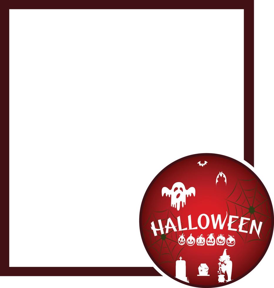 Halloween Frame 03 vector