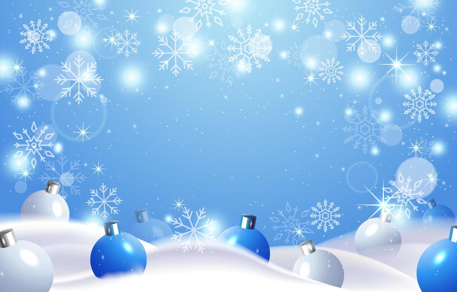 fondo de navidad de invierno vector