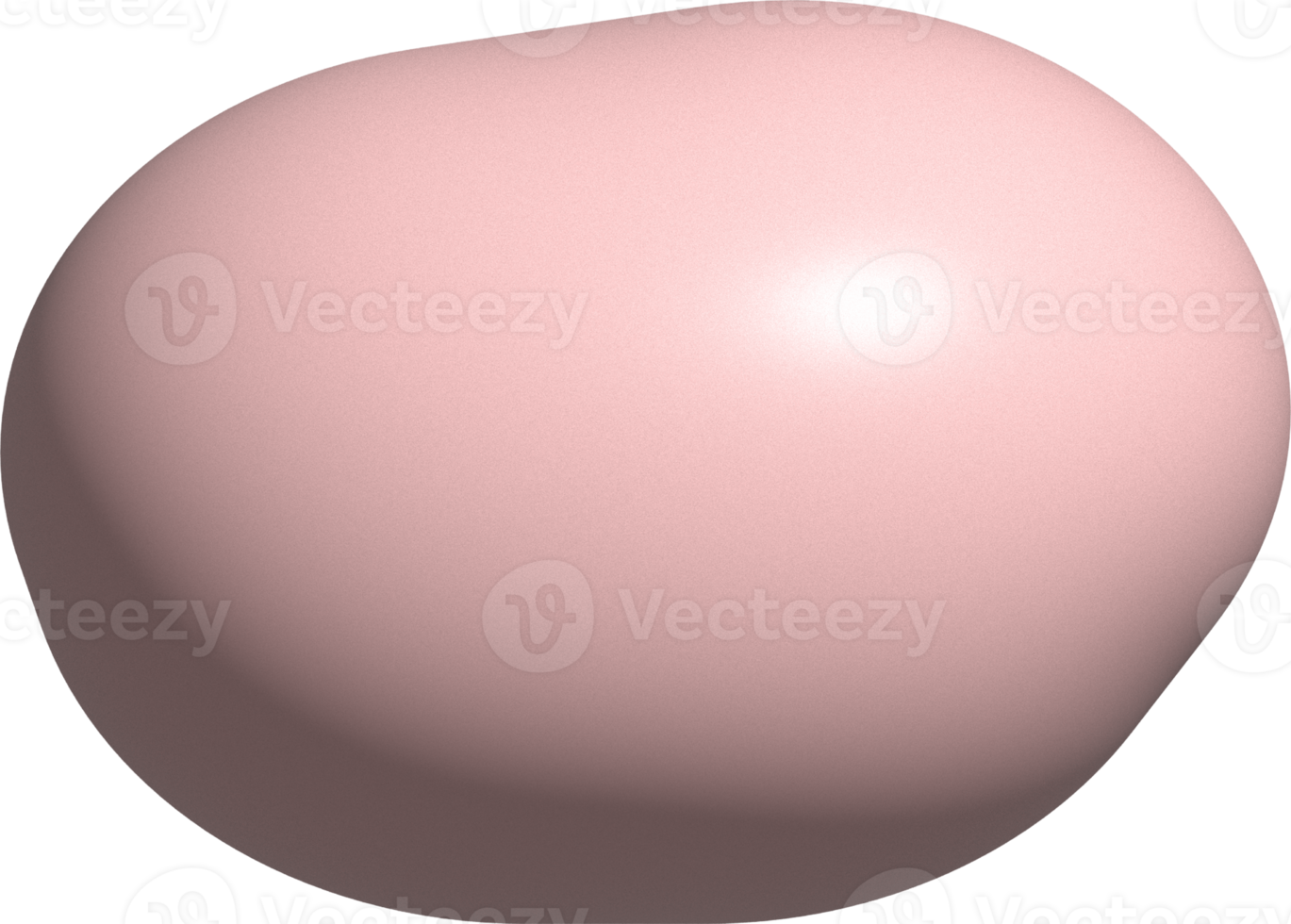 decoração de forma de bolha abstrata 3d rosa png
