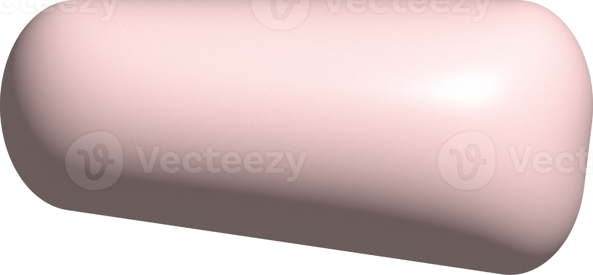 pink 3d abstract blob shape decoration png