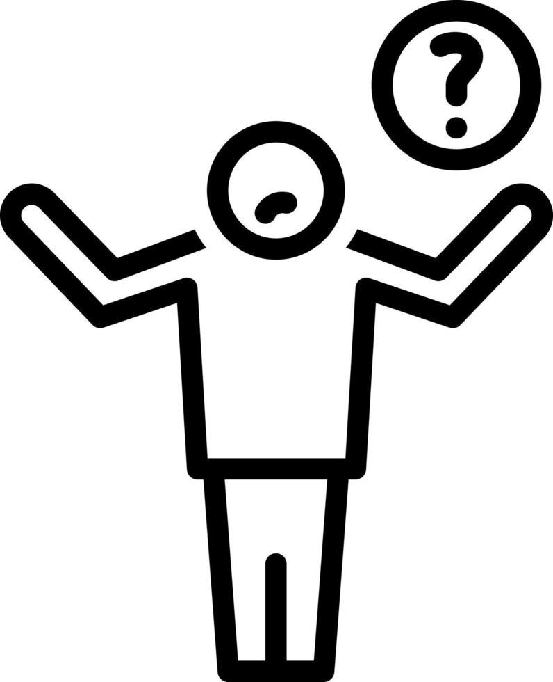 line icon icon know vector