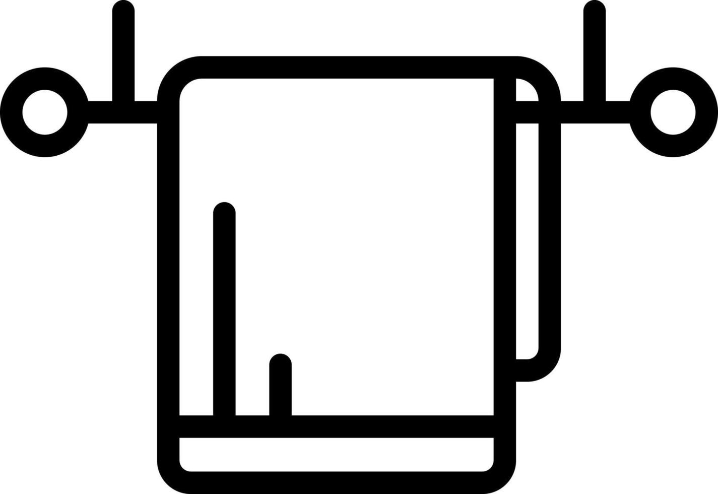 line icon for hang vector