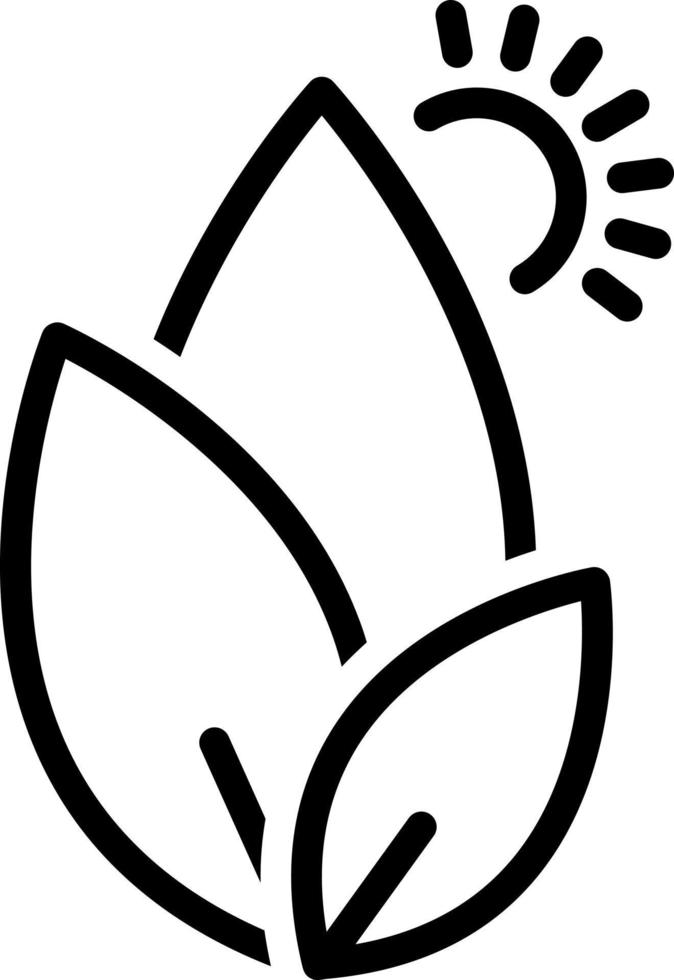 line icon for naturally vector