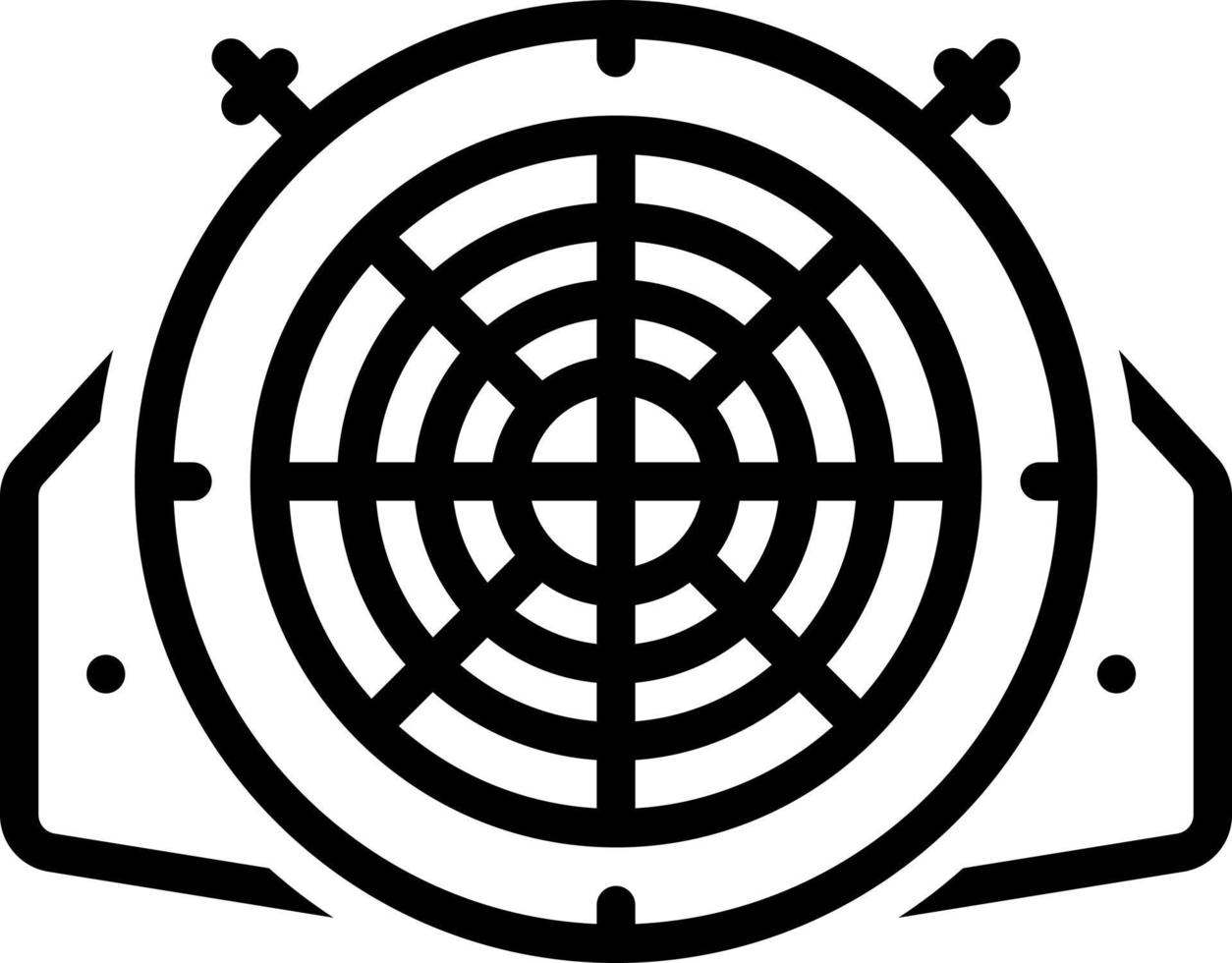 line icon for baxck up alarms vector