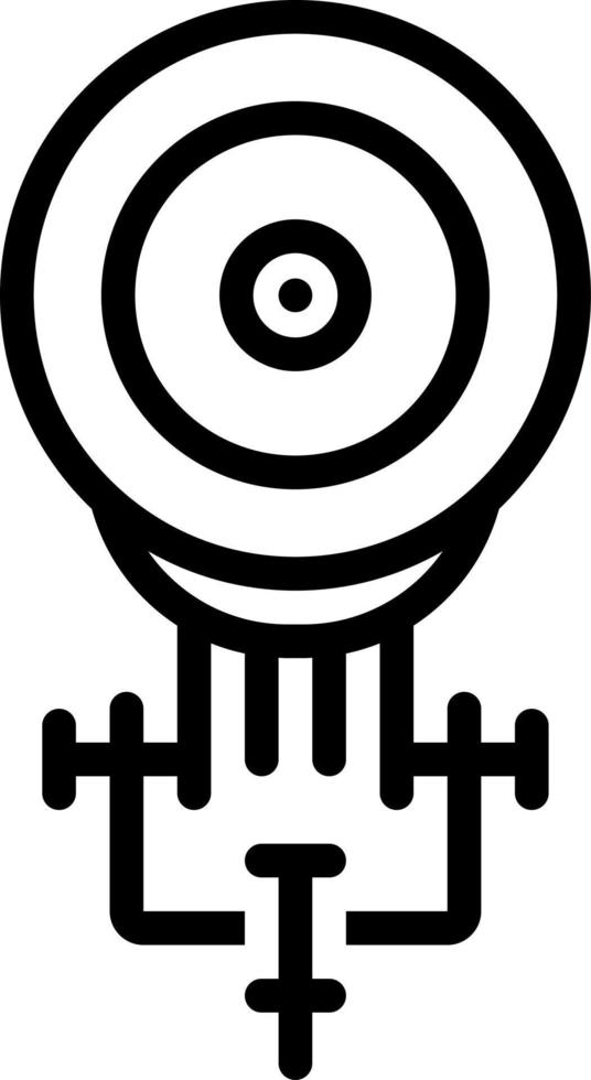line icon for off road lights vector