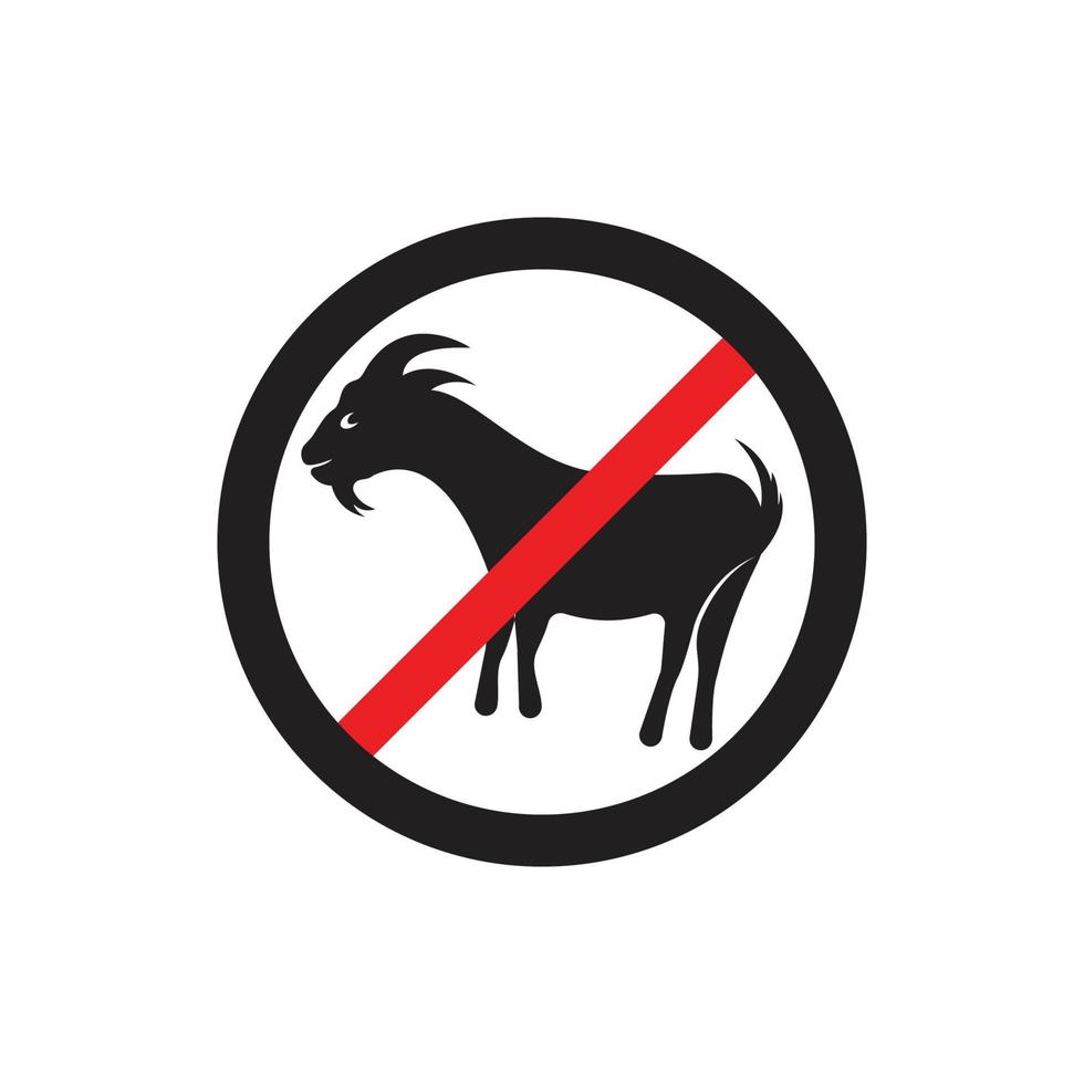 Goat Logo Template vector