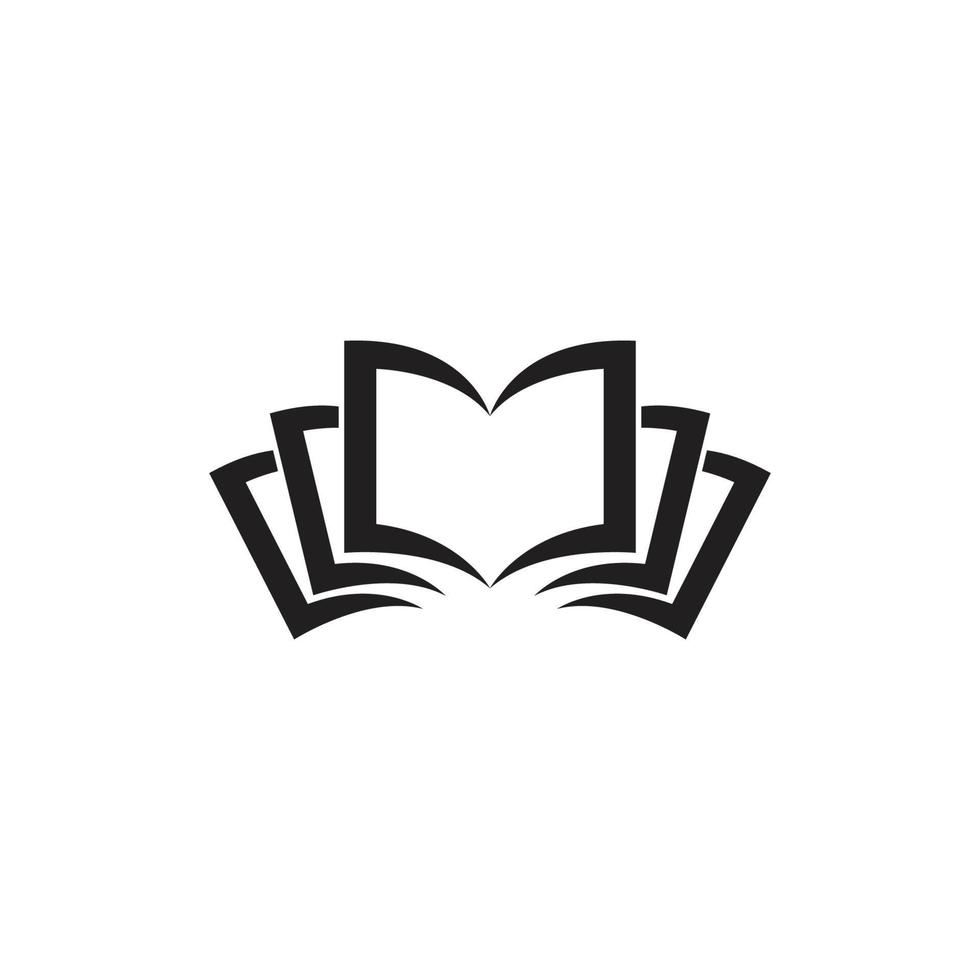 plantilla de logotipo de libro vector