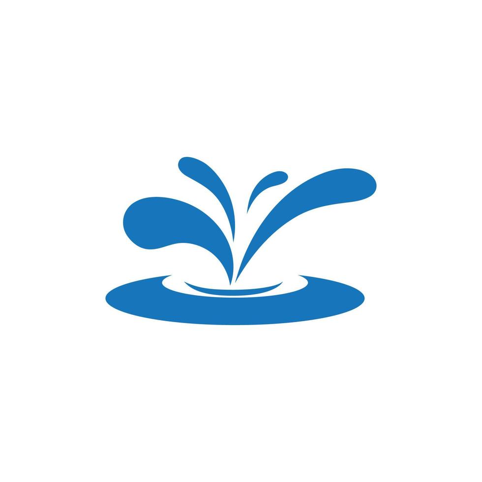 logotipo de salpicaduras de agua vector