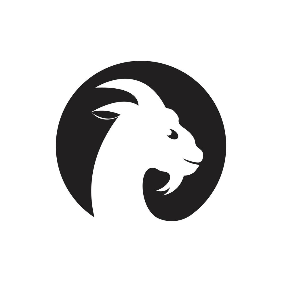 Goat Logo Template vector