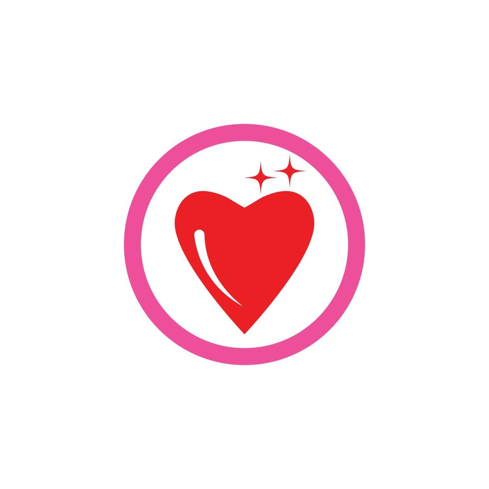 plantilla de logotipo de corazón vector