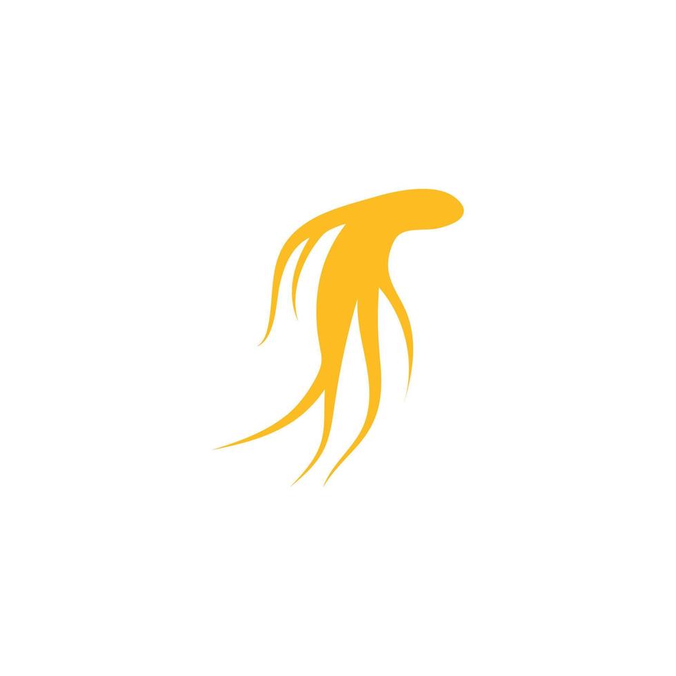 vector logo de ginseng
