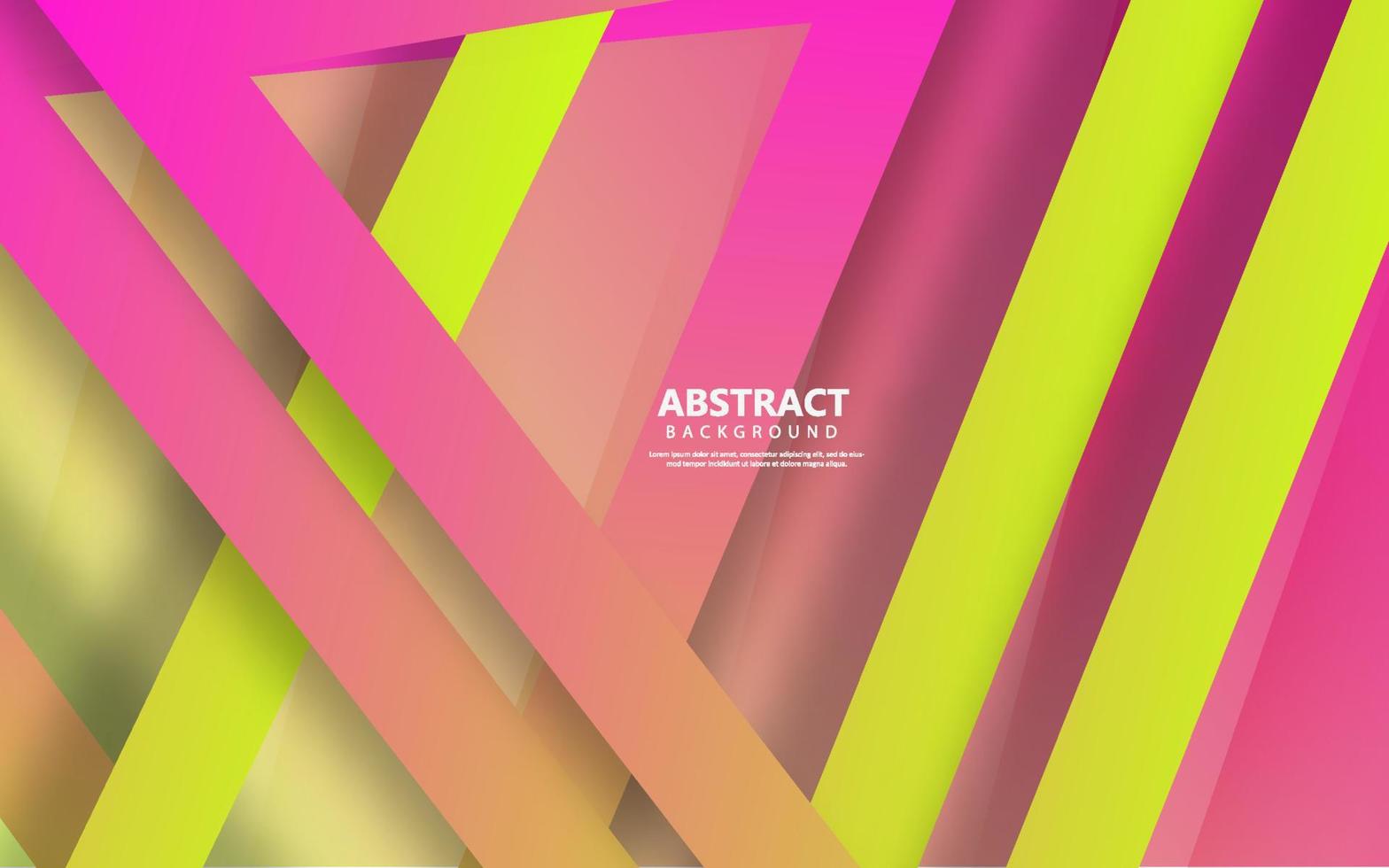 Abstract triangle shape gradient color background vector