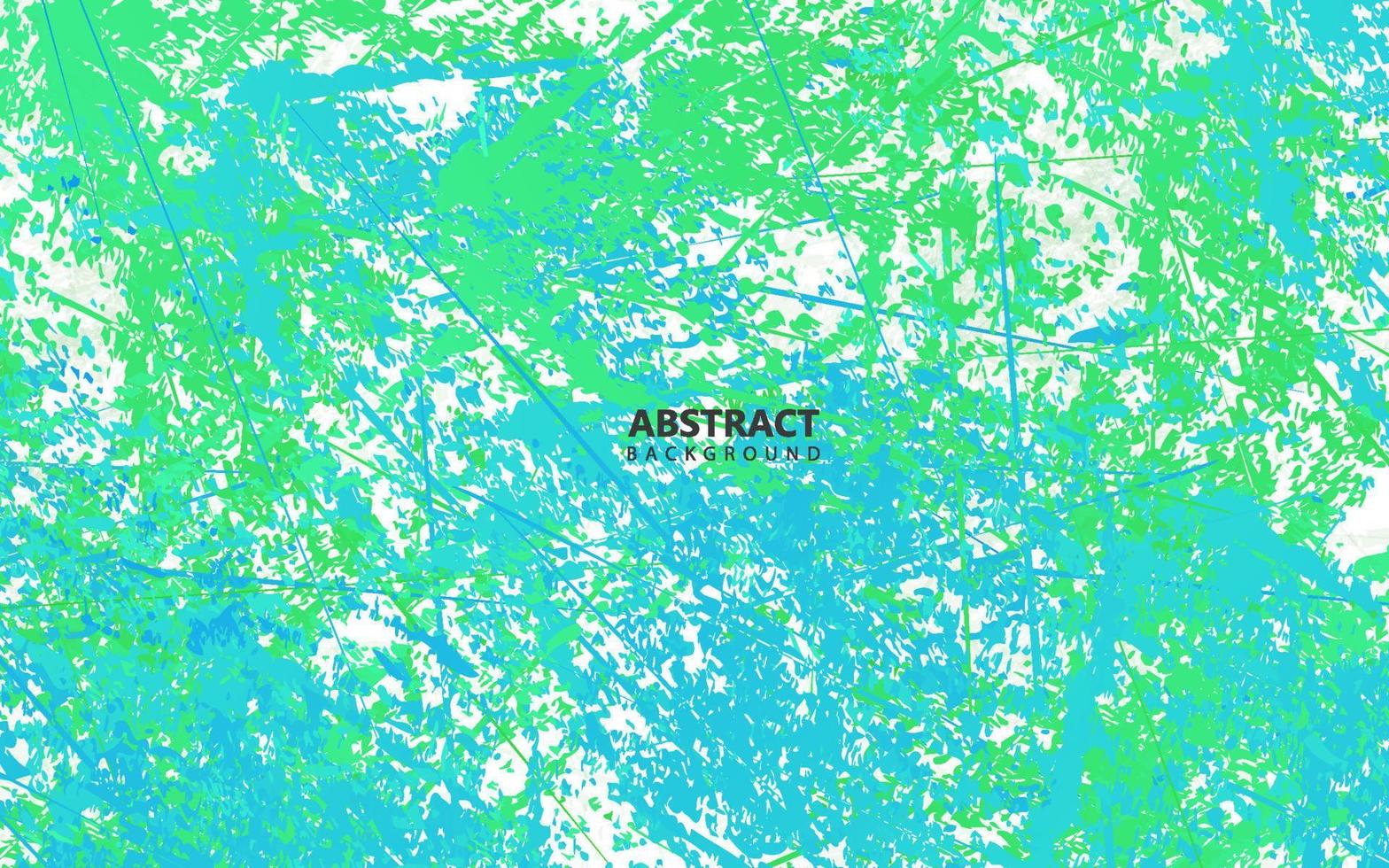 Fondo de color verde de textura grunge abstracto vector