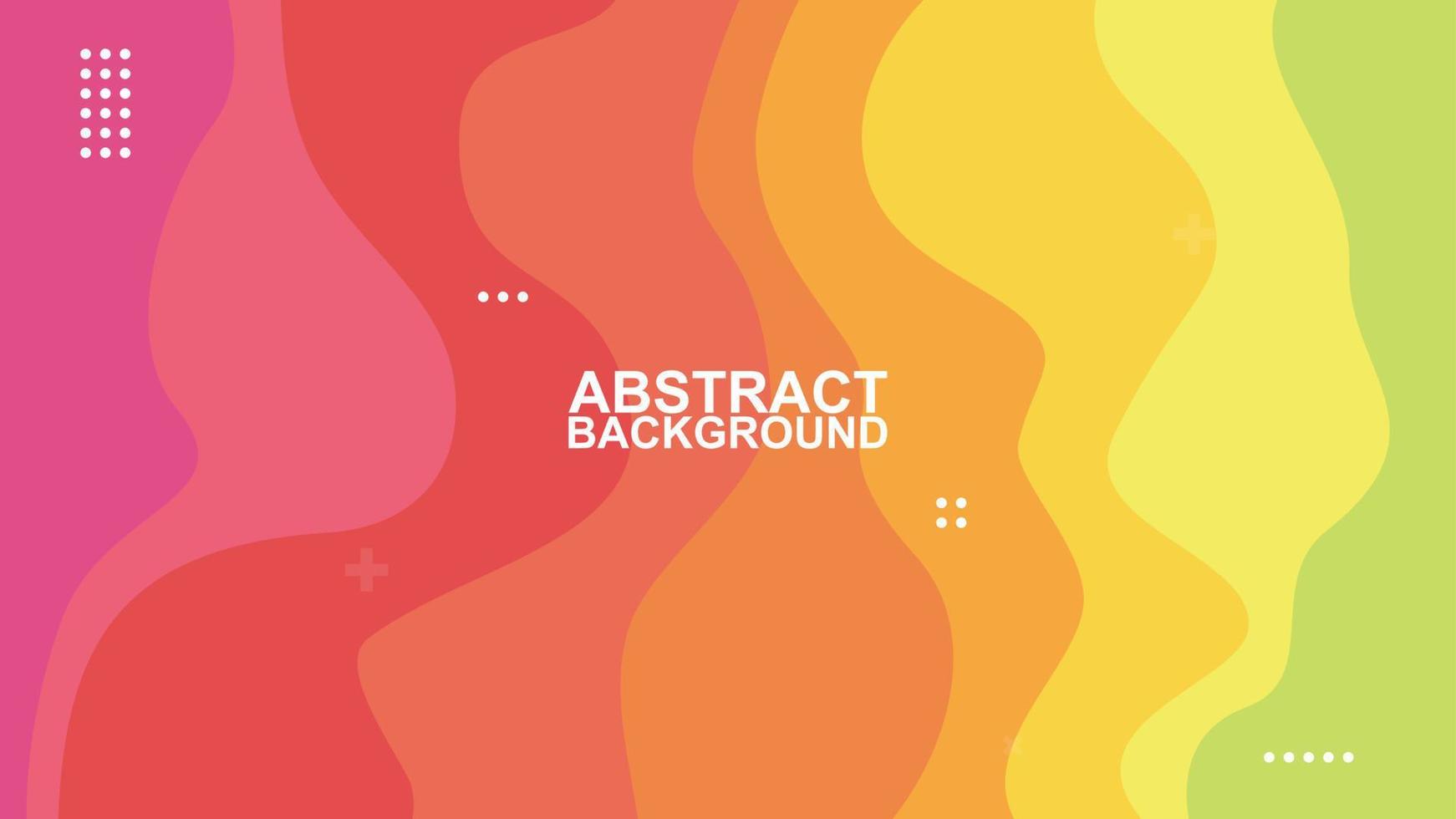 abstract colorful wavy purple red orange yellow and green background vector illustration EPS10