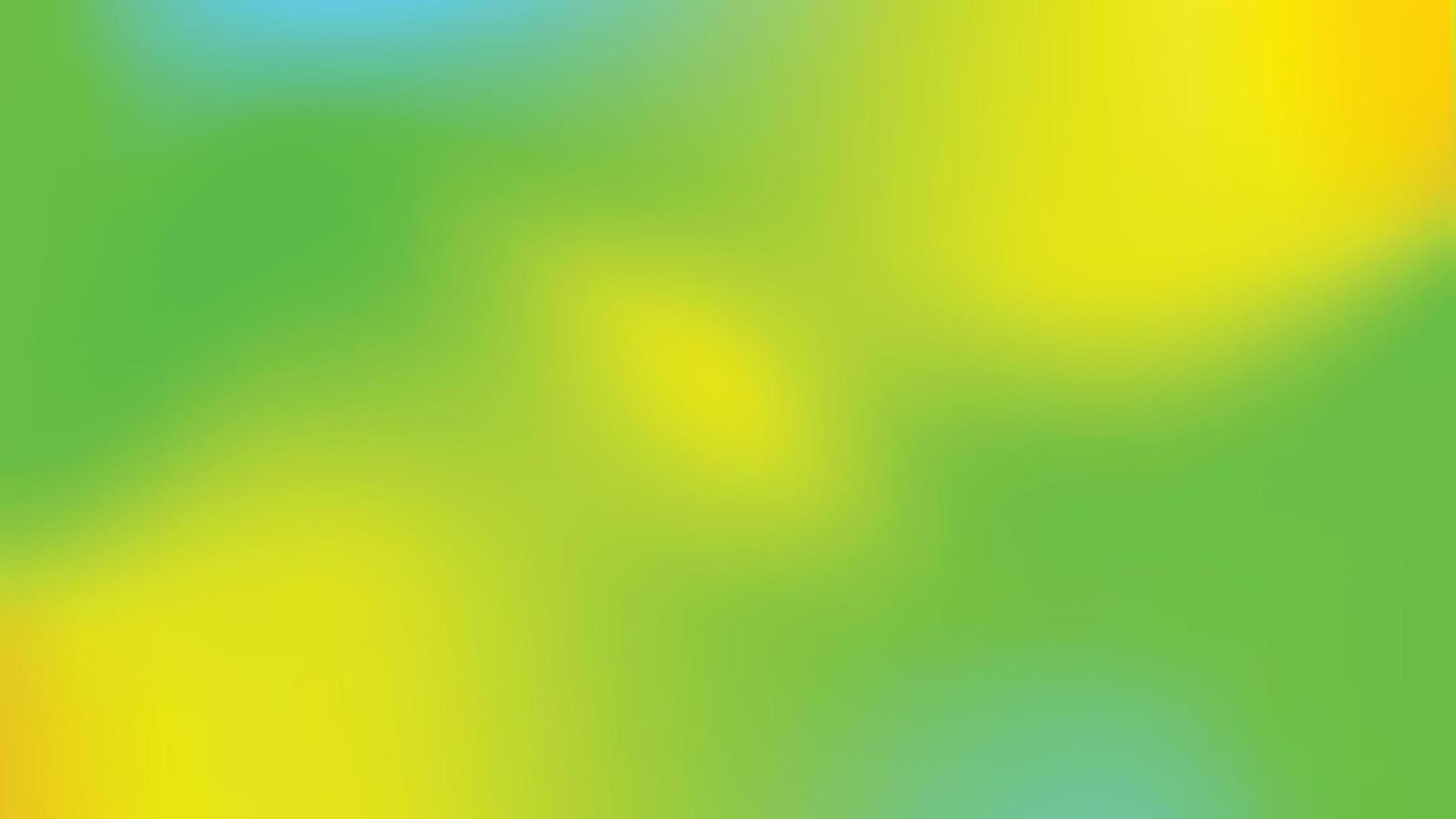 abstract blurred gradient mesh tools bright green yellow and orange color for background vector
