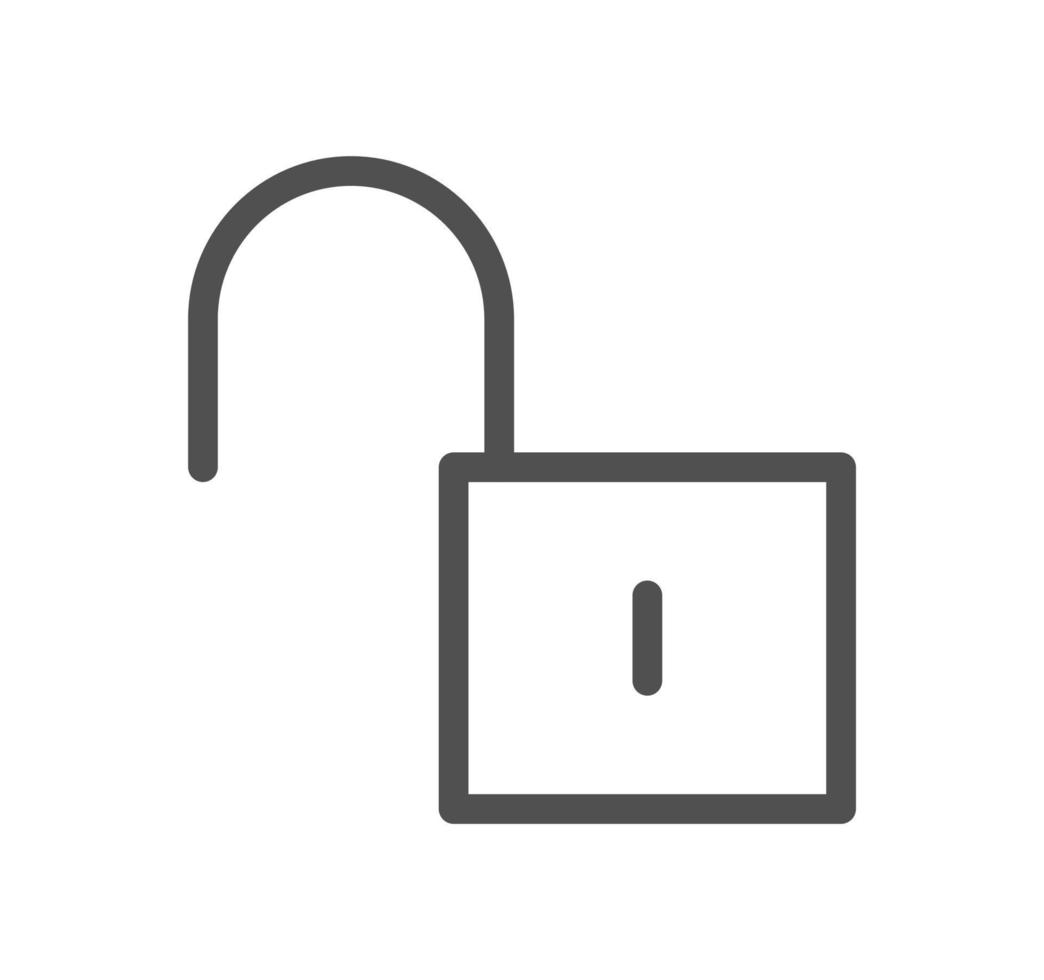 Locks icon outline and linear vector. vector