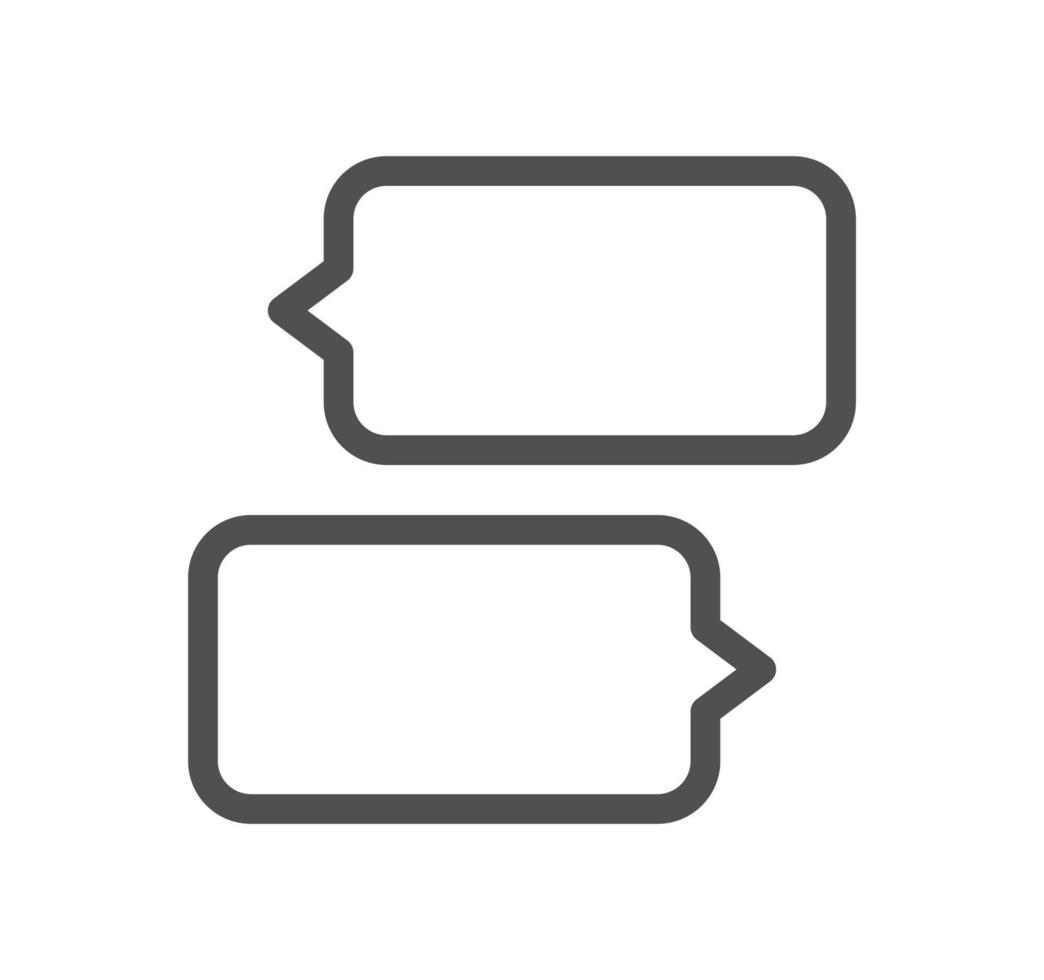 Message icon outline and linear vector. 13115493 Vector Art at Vecteezy