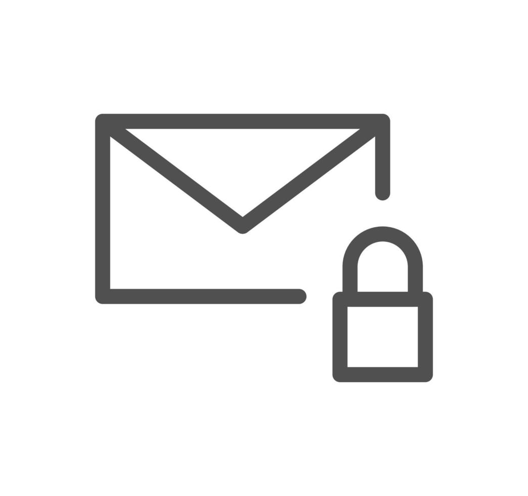 Locks icon outline and linear vector. vector