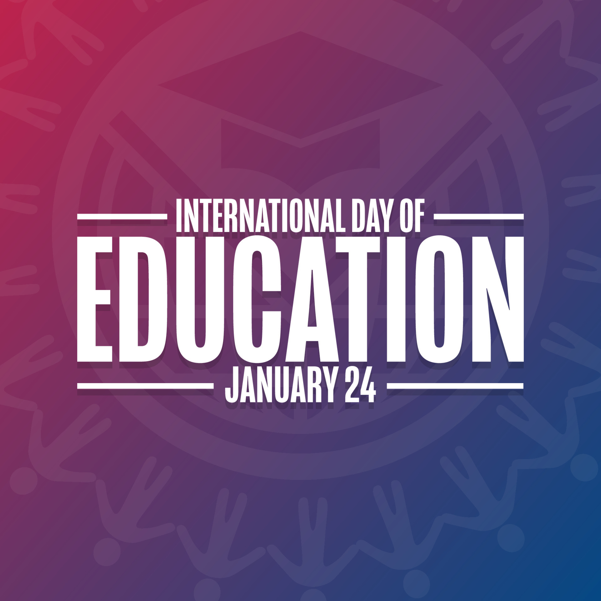 International Day Of Education January 24 Holiday Concept Template international-day-of-education-january-24-holiday-concept-template