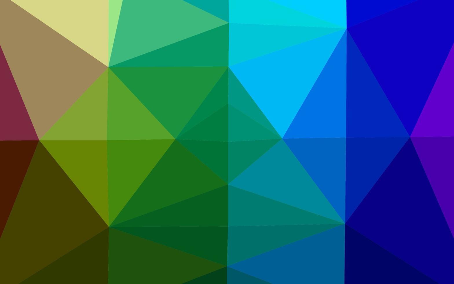 Dark Multicolor, Rainbow vector polygon abstract background.