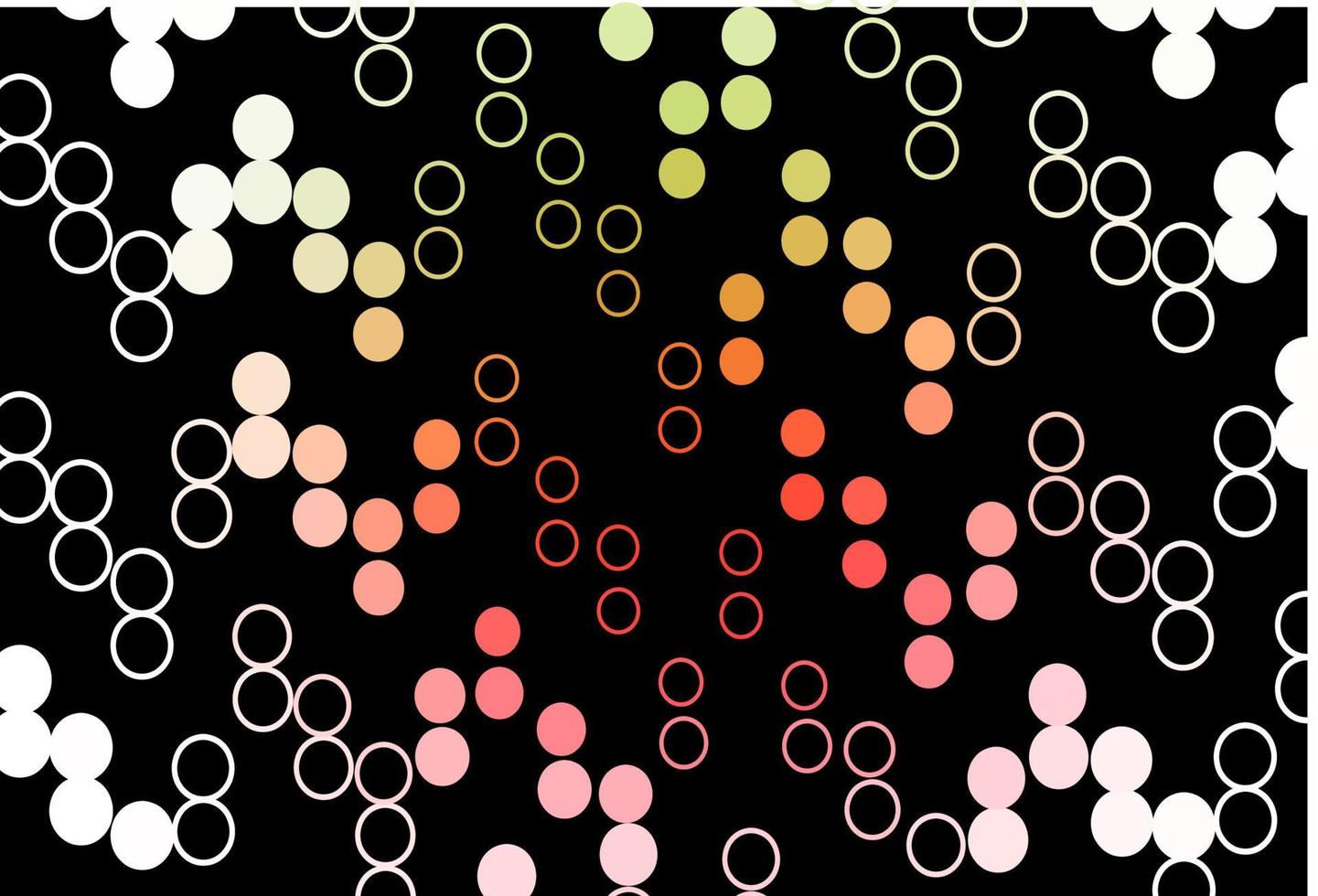 Dark Green, Red vector template with circles.