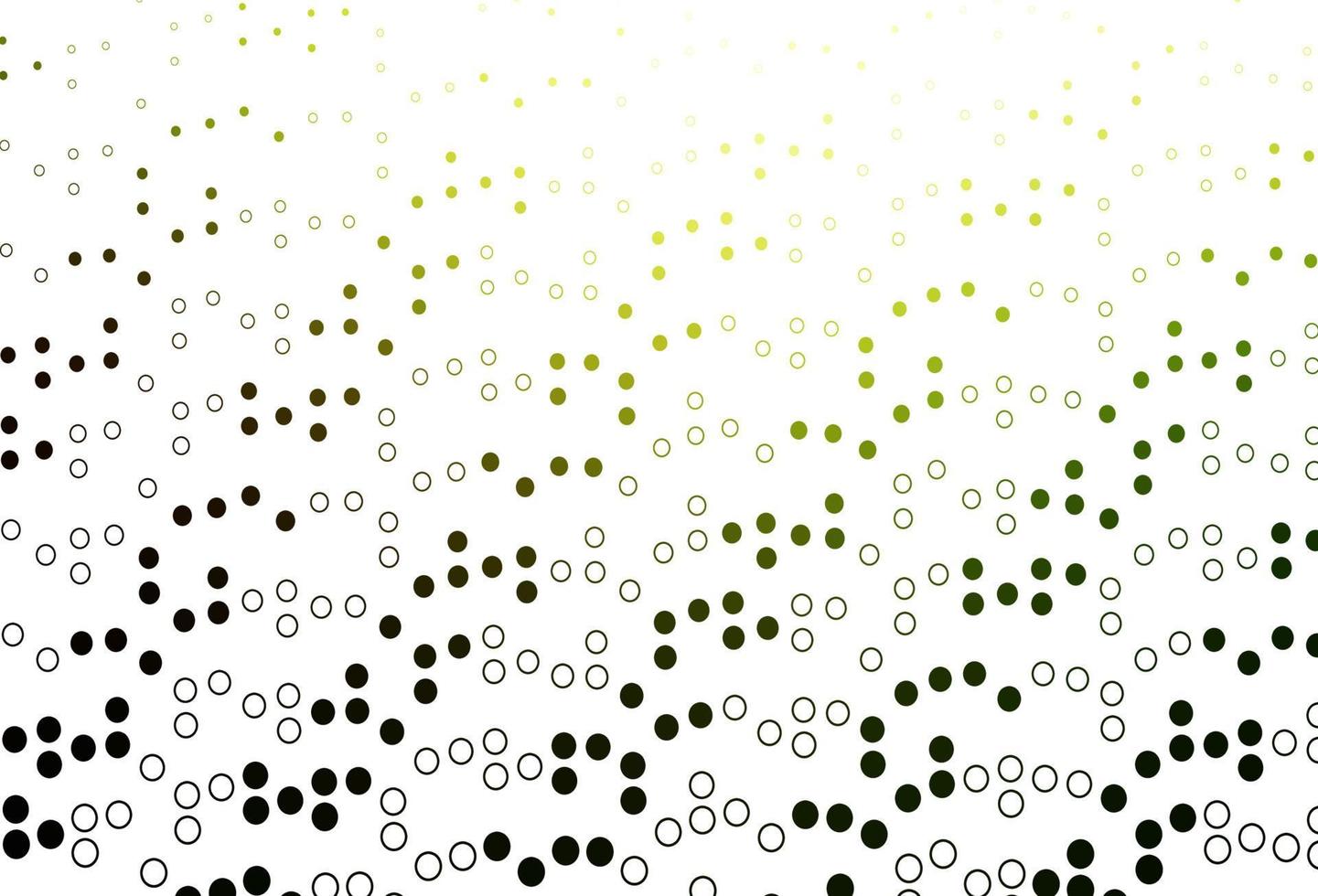 Fondo de vector verde claro, amarillo con puntos.