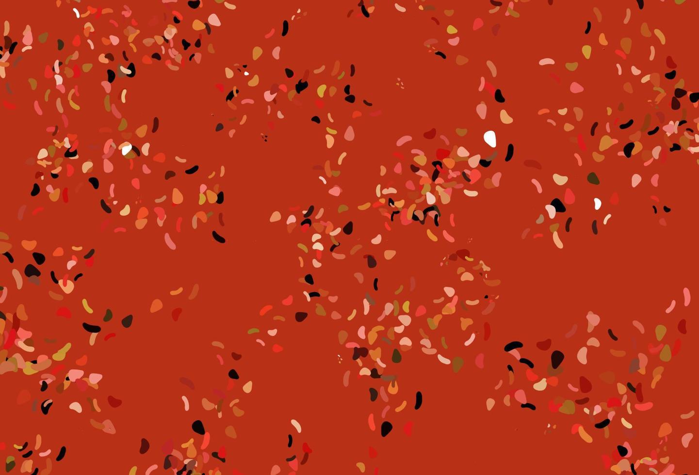 Light Green, Red vector pattern with chaotic shapes.