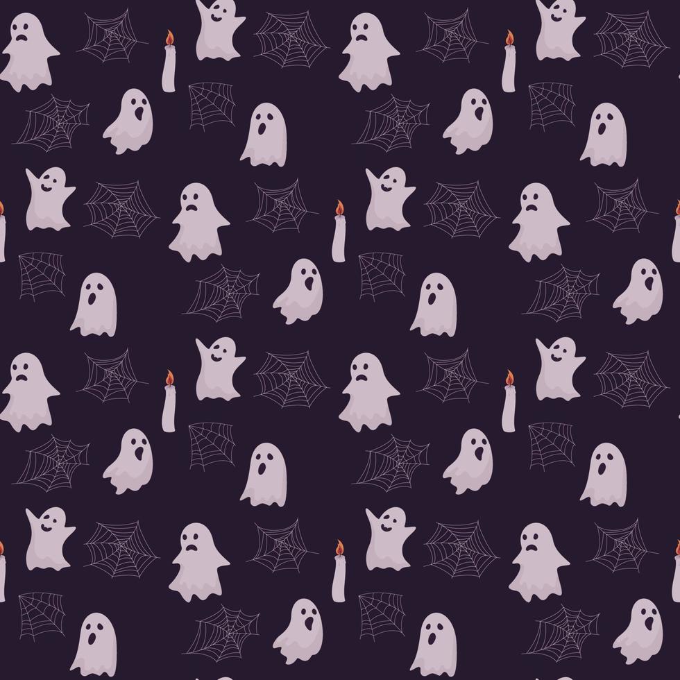 halloween seamless pattern vector