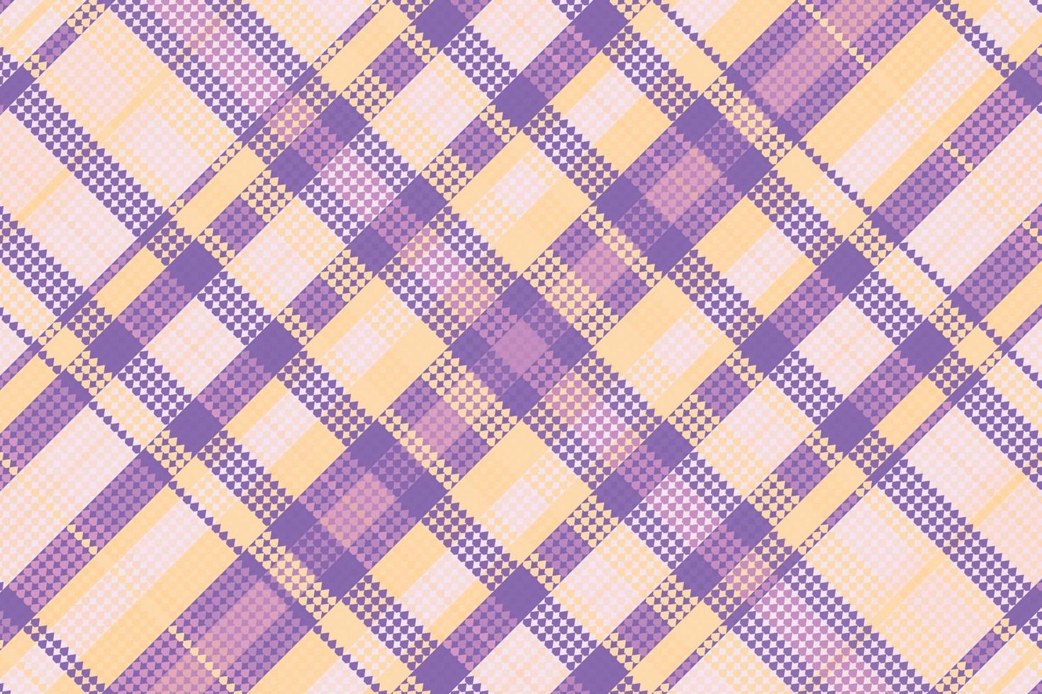 Tartan or plaid retro color pattern. vector