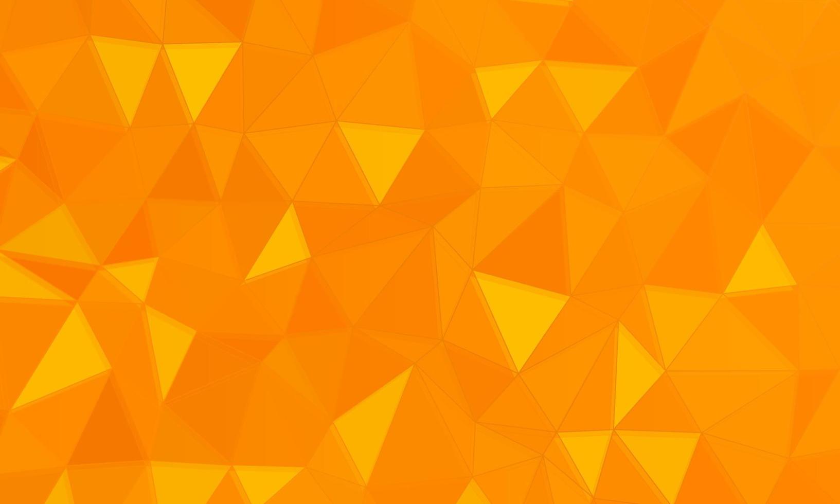 Orange polygonal background. Vector. vector