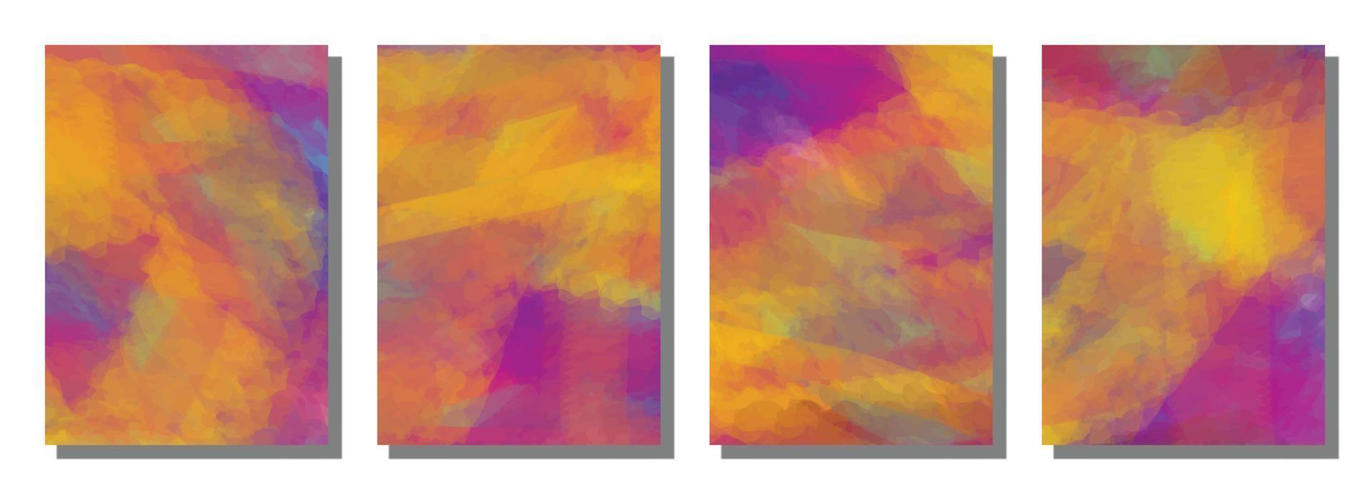 Abstract watercolor brush background. vector