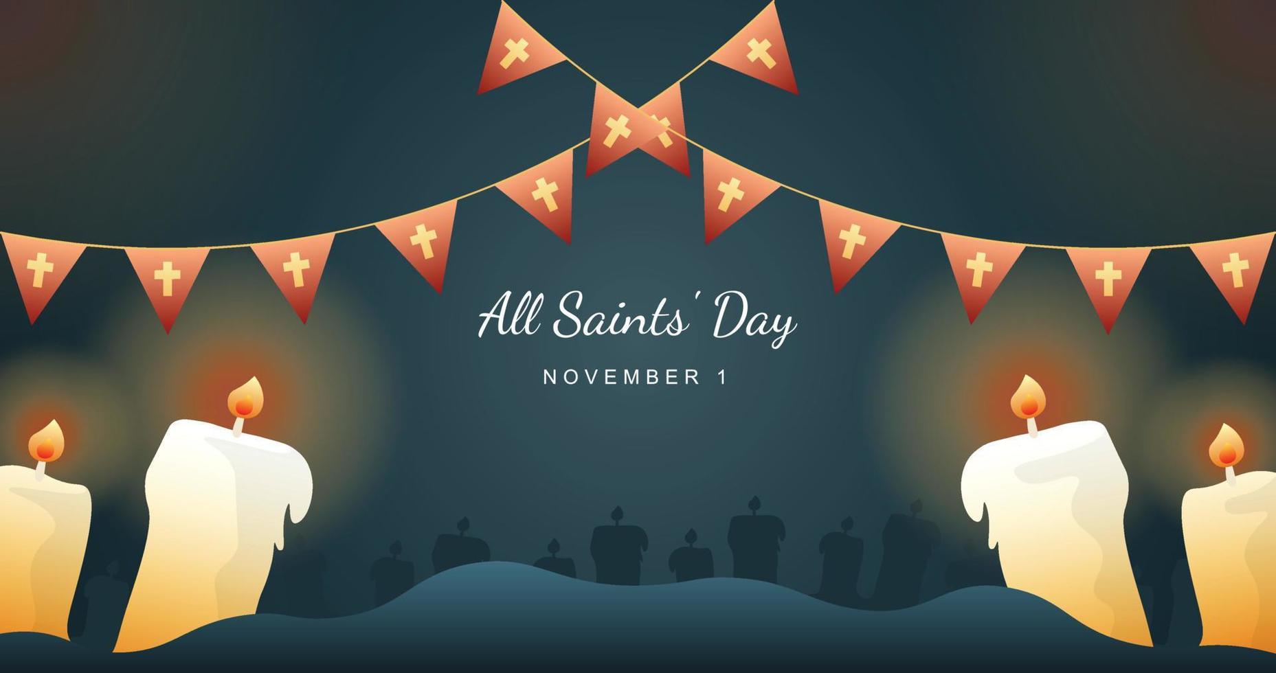 All saints day concept background. 13116541 Vector Art at Vecteezy