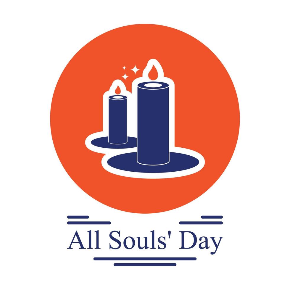 All souls day design background. vector