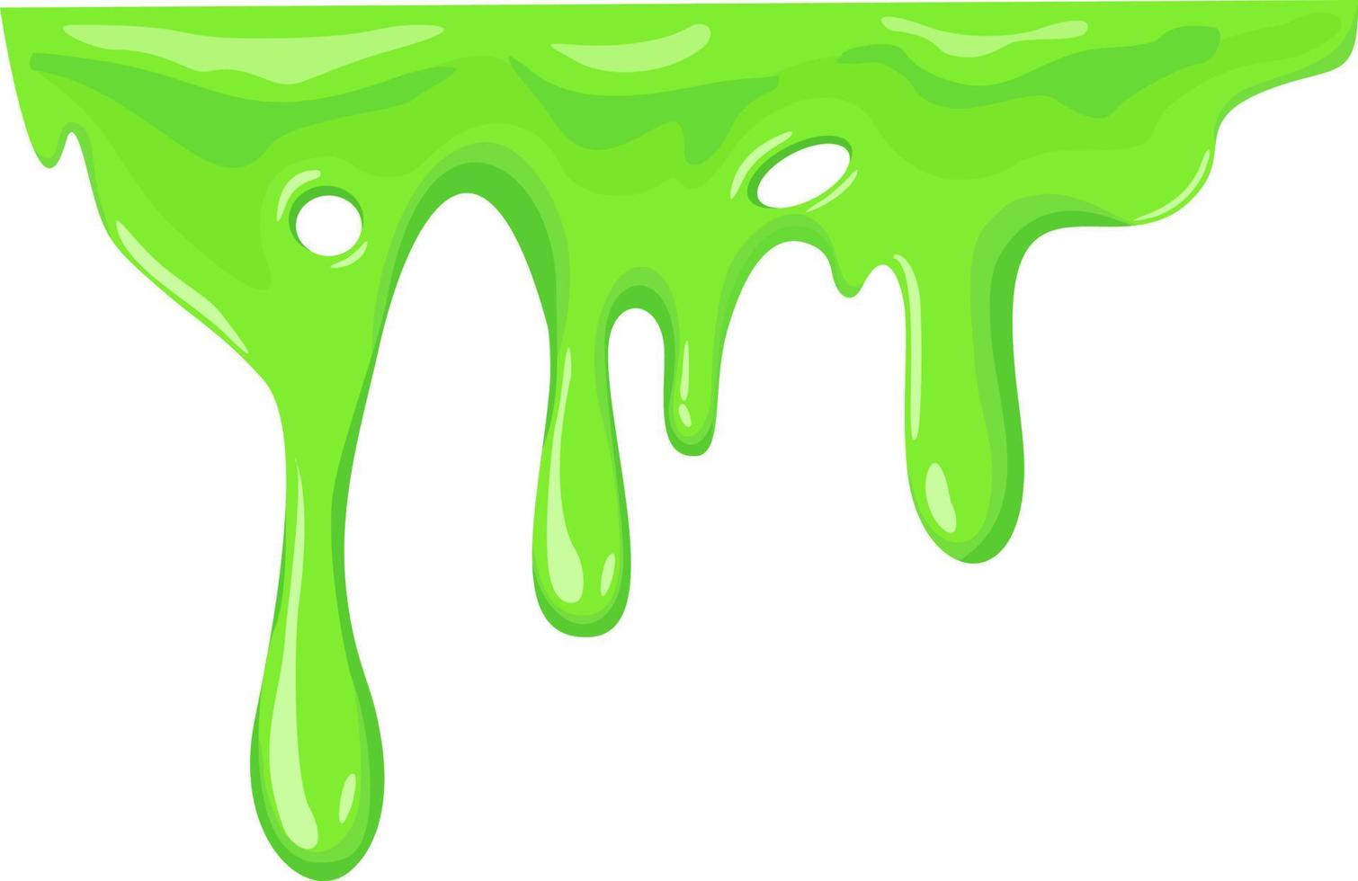 Slime splashes. Realistic green slime. Graphic concept for your design vector