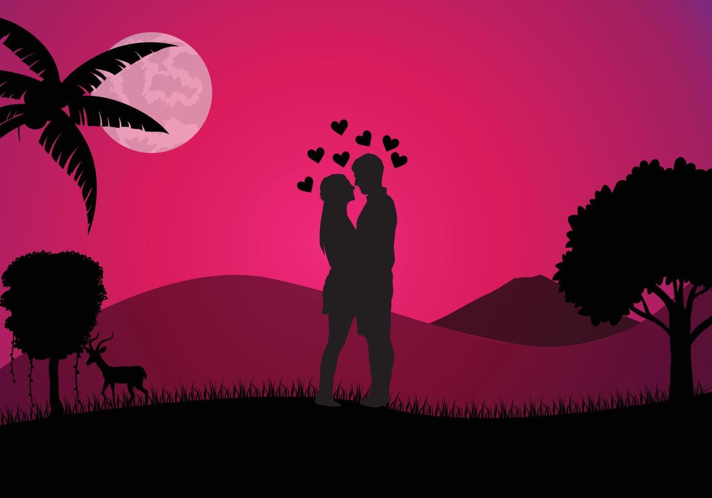 Love background wallpaper vector