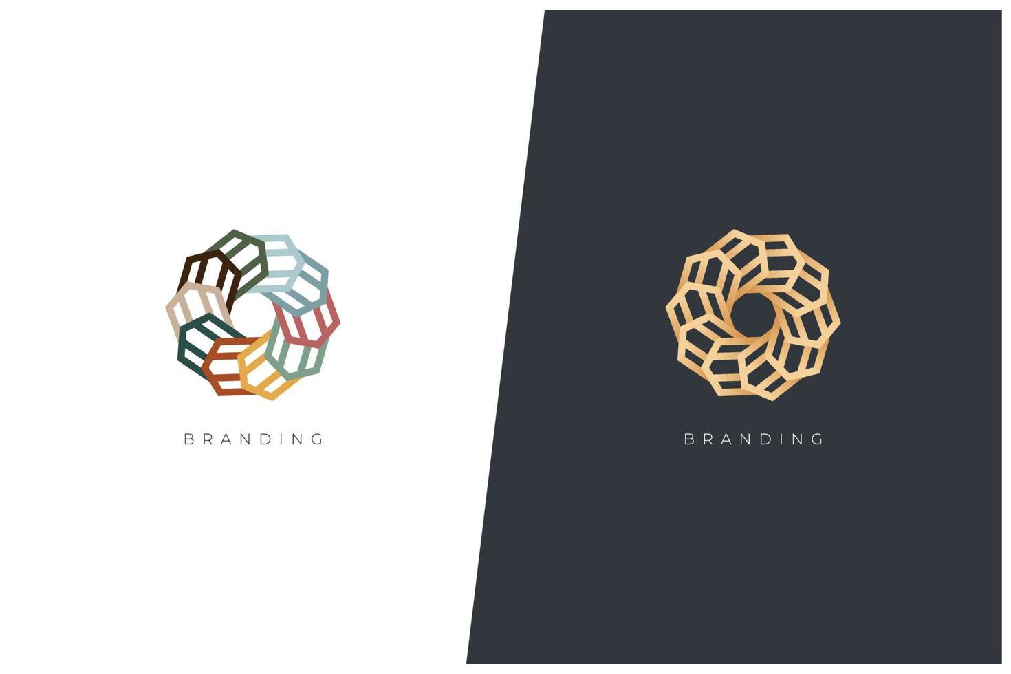 Marketing Trading Networking Vector Logo