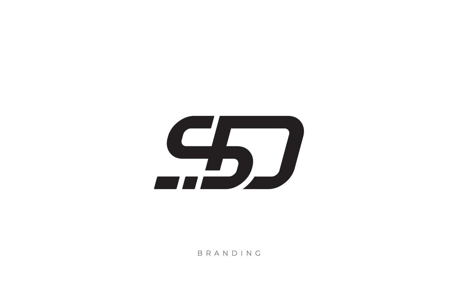SD Monogram Letter Logo 13116841 Vector Art at Vecteezy